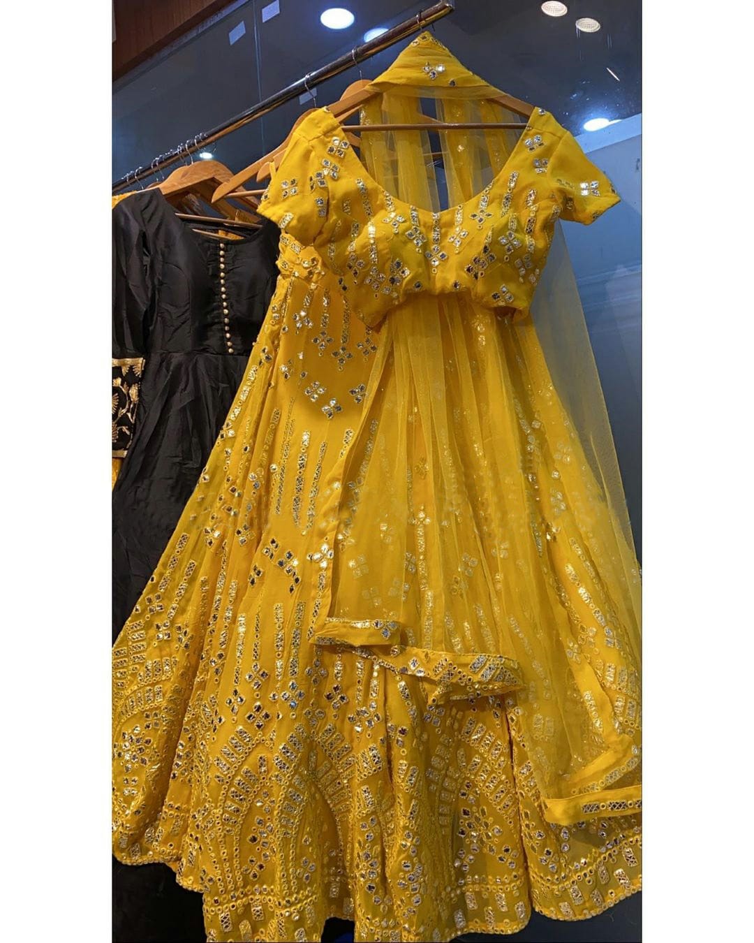 SE Dresses Designer Yellow Lehenga