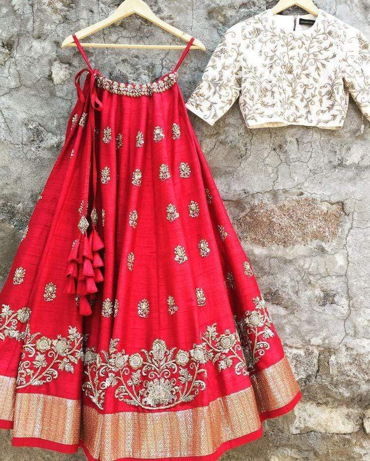 Gorgeous Designer Trending Red Lehenga Choli